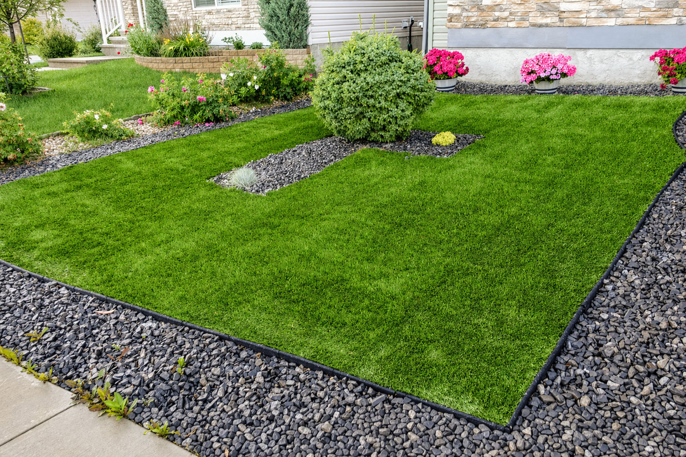 Artificial turf installation in Imperial Beach, CA